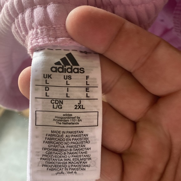 ADIDAS SWEATSUIT LILAC COLORWAY CREWNECK SIZE XL SWEATS SIZE LARGE - Picture 7 of 8